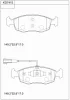 KD7415 ASIMCO Комплект тормозных колодок, дисковый тормоз