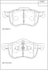 KD7453 ASIMCO Комплект тормозных колодок, дисковый тормоз