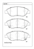 KD7491 ASIMCO Комплект тормозных колодок, дисковый тормоз