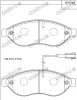 KD7530F ASIMCO Комплект тормозных колодок, дисковый тормоз