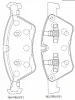 KD7549 ASIMCO Комплект тормозных колодок, дисковый тормоз