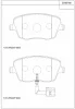 KD7551W ASIMCO Комплект тормозных колодок, дисковый тормоз