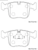 KD7582 ASIMCO Комплект тормозных колодок, дисковый тормоз