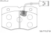 KD7612 ASIMCO Комплект тормозных колодок, дисковый тормоз