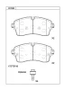 KD7698 ASIMCO Комплект тормозных колодок, дисковый тормоз