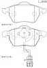 KD7718 ASIMCO Комплект тормозных колодок, дисковый тормоз