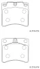 KD7723 ASIMCO Комплект тормозных колодок, дисковый тормоз