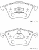 KD7798H ASIMCO Комплект тормозных колодок, дисковый тормоз