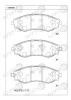 KD9055 ASIMCO Комплект тормозных колодок, дисковый тормоз