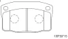 KD9700 ASIMCO Комплект тормозных колодок, дисковый тормоз