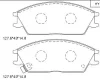 KD9702 ASIMCO Комплект тормозных колодок, дисковый тормоз