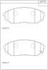 KD9717W ASIMCO Комплект тормозных колодок, дисковый тормоз