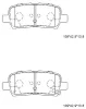 KD9744 ASIMCO Комплект тормозных колодок, дисковый тормоз