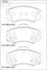 KD9759 ASIMCO Комплект тормозных колодок, дисковый тормоз