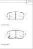 KD9760 ASIMCO Комплект тормозных колодок, дисковый тормоз