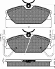10192 BSF Комплект тормозных колодок, дисковый тормоз