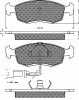 10210 BSF Комплект тормозных колодок, дисковый тормоз