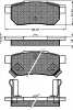 10471 BSF Комплект тормозных колодок, дисковый тормоз