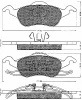 10536 BSF Комплект тормозных колодок, дисковый тормоз