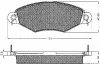 10546 BSF Комплект тормозных колодок, дисковый тормоз