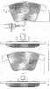 10690 BSF Комплект тормозных колодок, дисковый тормоз