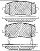 10802 BSF Комплект тормозных колодок, дисковый тормоз