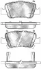 10871 BSF Комплект тормозных колодок, дисковый тормоз