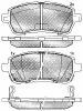 10896 BSF Комплект тормозных колодок, дисковый тормоз