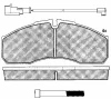 10939 BSF Комплект тормозных колодок, дисковый тормоз