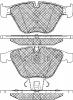 20021 BSF Комплект тормозных колодок, дисковый тормоз