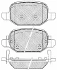 20030 BSF Комплект тормозных колодок, дисковый тормоз