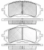 20046 BSF Комплект тормозных колодок, дисковый тормоз