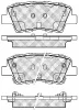 20048 BSF Комплект тормозных колодок, дисковый тормоз