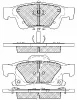 20055 BSF Комплект тормозных колодок, дисковый тормоз