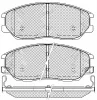 20087 BSF Комплект тормозных колодок, дисковый тормоз