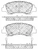 20123 BSF Комплект тормозных колодок, дисковый тормоз