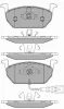 20124 BSF Комплект тормозных колодок, дисковый тормоз