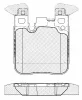 20128 BSF Комплект тормозных колодок, дисковый тормоз