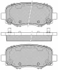 20173 BSF Комплект тормозных колодок, дисковый тормоз
