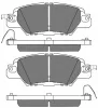 20212 BSF Комплект тормозных колодок, дисковый тормоз