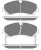 20224 BSF Комплект тормозных колодок, дисковый тормоз