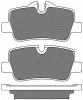 20267 BSF Комплект тормозных колодок, дисковый тормоз