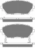 20293 BSF Комплект тормозных колодок, дисковый тормоз
