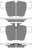 20304 BSF Комплект тормозных колодок, дисковый тормоз