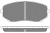 20307 BSF Комплект тормозных колодок, дисковый тормоз