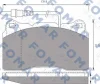 FO 687481 FOMAR Friction Комплект тормозных колодок, дисковый тормоз