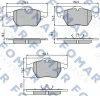 FO 838181 FOMAR Friction Комплект тормозных колодок, дисковый тормоз