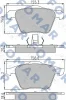 FO 846481 FOMAR Friction Комплект тормозных колодок, дисковый тормоз