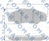 FO 872581 FOMAR Friction Комплект тормозных колодок, дисковый тормоз