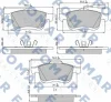 FO 894881 FOMAR Friction Комплект тормозных колодок, дисковый тормоз